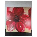 Floral Abstract Oil on Canvas Painting