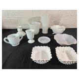 Hobnail Milk Glass Tableware