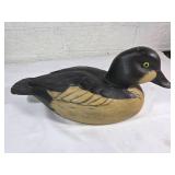 Hand-Painted Wooden Duck Decoy