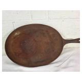 Cast Iron Oval Flat Skillet, Made in USA