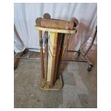 Wooden Croquet Set With Stand
