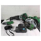 Hitachi Cordless Tool Set with Bag and Charger