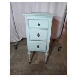 Mont Green Three-Drawer Nightstand