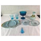 Blue Glass Decorative Items