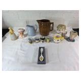 Ceramic Pitchers, Mugs, and Figurines