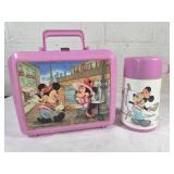 Mickey and Minnie Mouse Lunchbox with Thermos