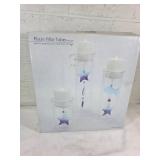 Glass Ocean-Themed Candle Holders