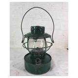 Green Metal Kerosene Lantern