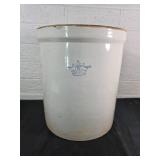 6-Gallon Stoneware Crock with Crown Mark