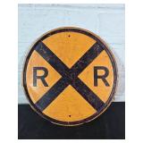 8-Inch Metal Railroad Crossing Sign