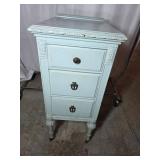 Mint Green Wooden Nightstand
