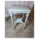 Mint Green Painted Small Side Table