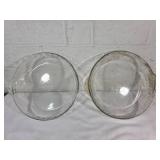 Two Pyrex Glass Pie Plates