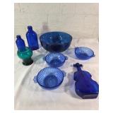 Blue Glassware