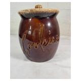 Hull Pottery Brown Glazed Cookie Jar
