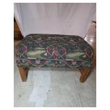 Golf Themed Upholstered Ottoman