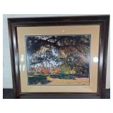 Framed and Matted Landscape Artwork