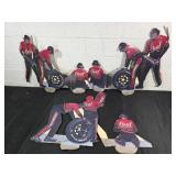 Budweiser Racing Team Pit Crew Cardboard Figures