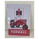 Farmall Metal Advertising Sign