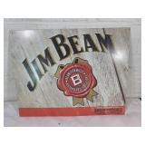 Jim Beam Metal Advertising Sign
