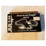 American Eagle 5.56 FMJ Rifle Ammunition, 20 Round