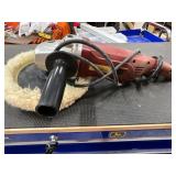 Electric Polisher with Wool Buffing Pad