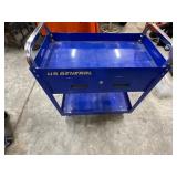 Blue US General Rolling Tool Cart