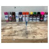 Spray Paint Cans, 12 Total