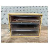 DMC Wooden Storage Drawer Unit With Three Plastic