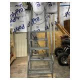 Industrial Steel Rolling Safety Ladder