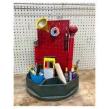 Rotating Organizer with Tools and Supplies