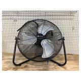 Black Metal Industrial Floor Fan