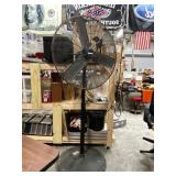 Commercial-Grade Pedestal Fan With Metal Stand