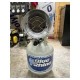 Propane Tank with Attached Infrared Heater