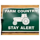 4 Metal Advertising Signs