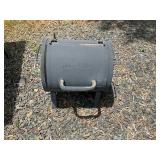 Portable Metal Barrel Charcoal Grill