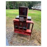 Vintage Metal Toy and Candy Vending Machine