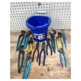 Hand Tools with Plastic Bucket
