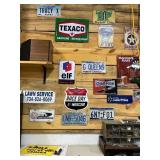 Vintage-Style Signs and License Plates