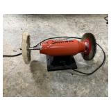 Benchtop Grinder/Buffer with Wire and Cloth Wheels