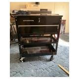US General Black 4-Drawer Rolling Tool Cart
