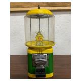 Yellow and Green John Deere Gumball Machine