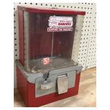 Red Metal 5-Cent Vending Machine