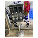 Tri-Compartment Coin-Operated Vending Machine