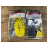15 ft Tow Strap and 20 ft Ratcheting Tie Down
