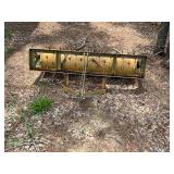 Yellow Spiked Drum Lawn Aerator Attachment