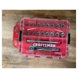 Craftsman Socket and Ratchet Set in Case