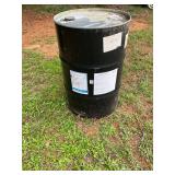 55-Gallon Black Steel Drum with Labels