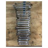 21 Combination Wrenches, Various Brands