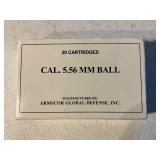 5.56mm Ball Cartridges, 20 Count